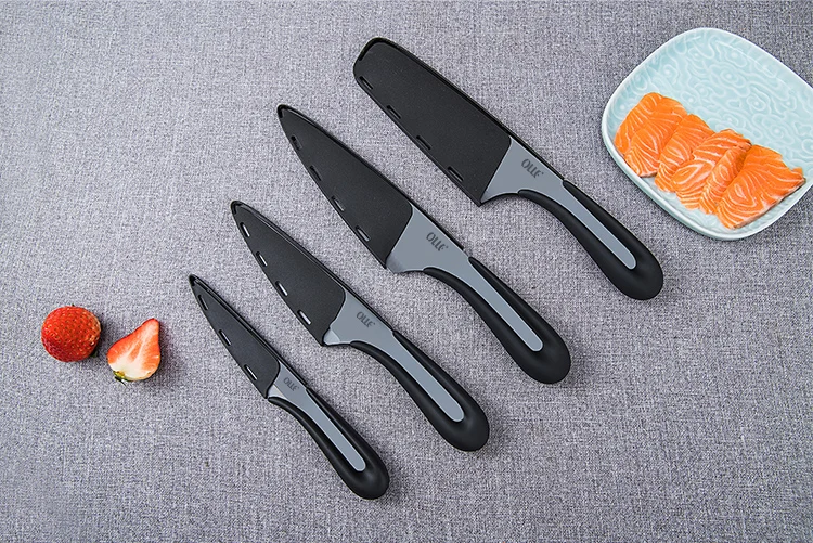 
4 Pcs Kitchen Accesory Promotional Brand New Ceramic Knife Mirror blade 