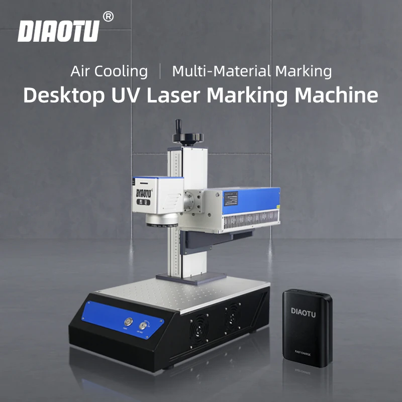 Diaotu uv laser marking machine 3w logo engraving machine uv laser 3d 3w