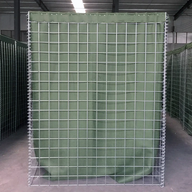Hot dipped galvanized welded gabion box gabion flood defensive barriers