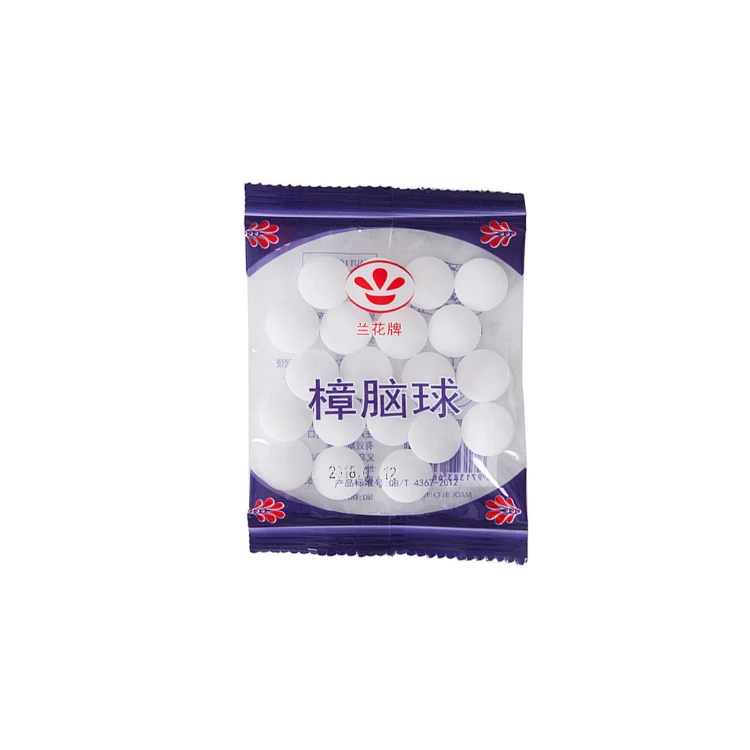 White Natural Mildew Insect And Moth Proof Camphor Balls