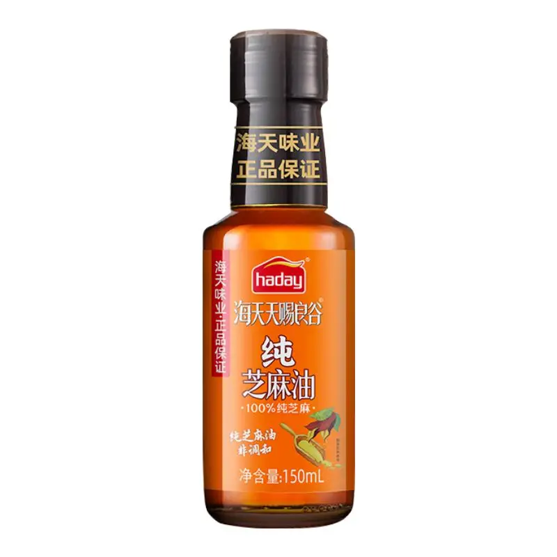 Haday Tianci Lianggu Pure Sesame Oil 150mL pressed hot pot oil dish seasoning household sesame oil