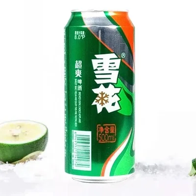 Wholesale 500ml*12 Snow Beer Hot sale alcoholic beverages chinese wine baiwei snow drink Super refreshing Beer