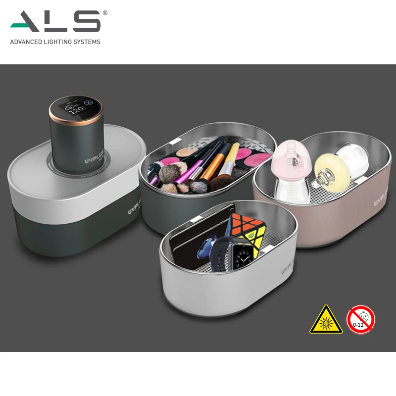 LED UVC Ozone Sterilizer Box Portable Rechargeable Sterilization Box