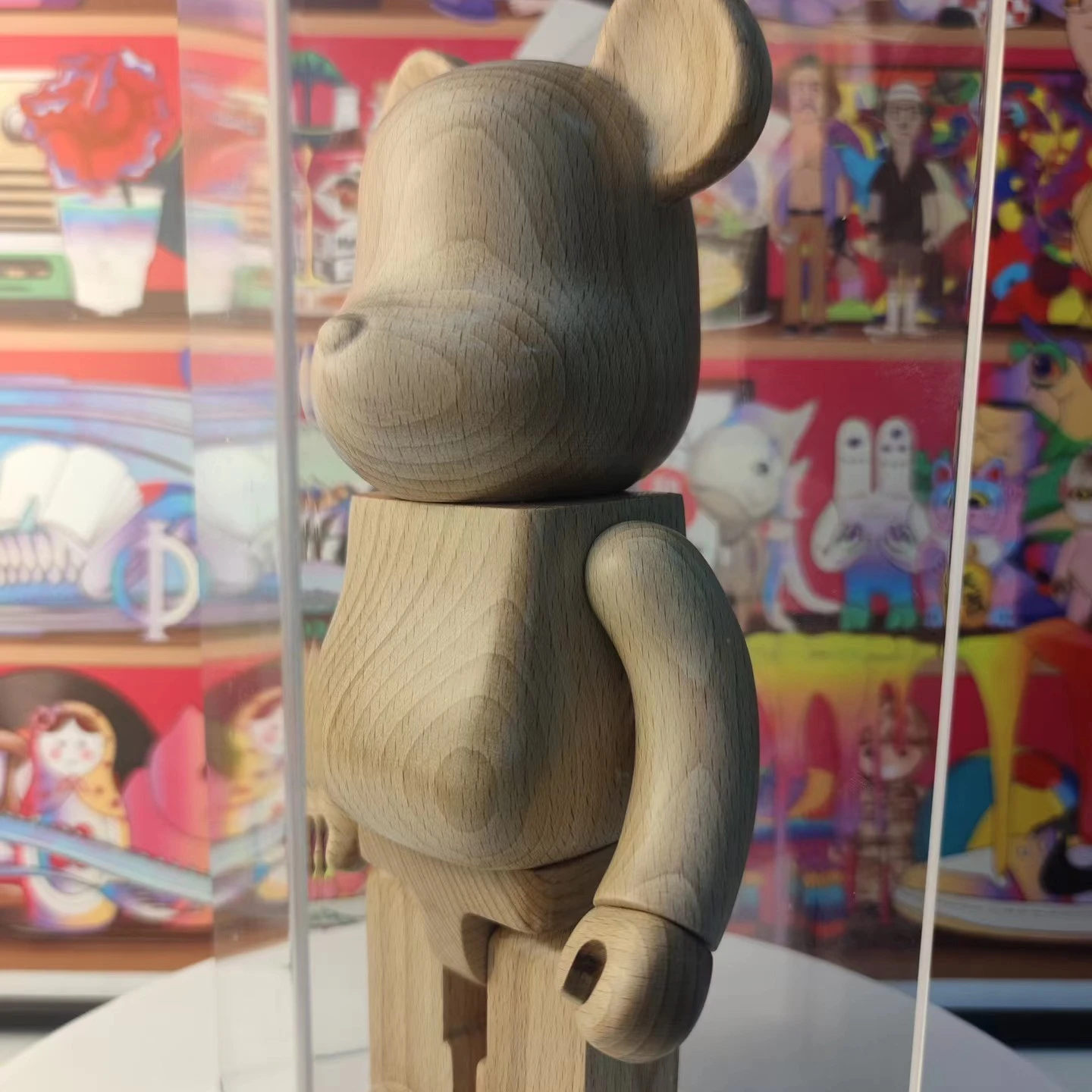 2022 Luxury fashion doll collecation bear brick toys Wooden adjustable joints Brickbear