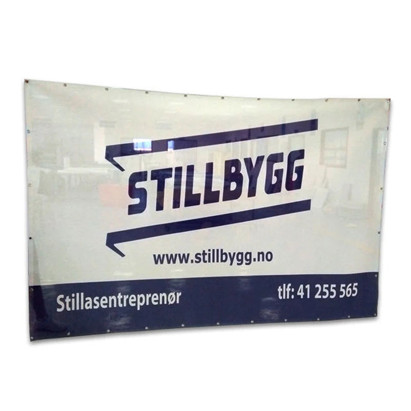 Large Printing 1000*1000 12*12 acrylic coated PVC Vinyl Flex Material Advertising Fence Mesh Banner