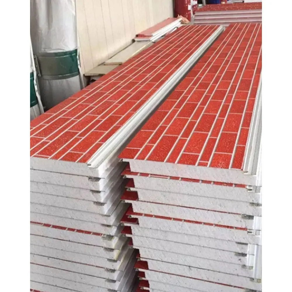 Building Material Metal Siding Panels Exterior Wall Decoration Polyurethane/ PU Sandwich Wall Panel