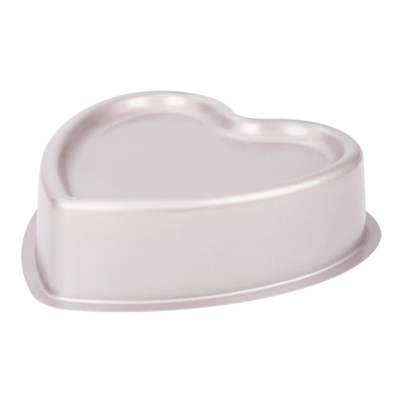 professional non stick heart shape dropped bottom cake baking pan