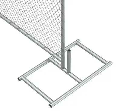 High quality galvanized 6x12 chainlink temporary fence panels for America construction site temporary fencing