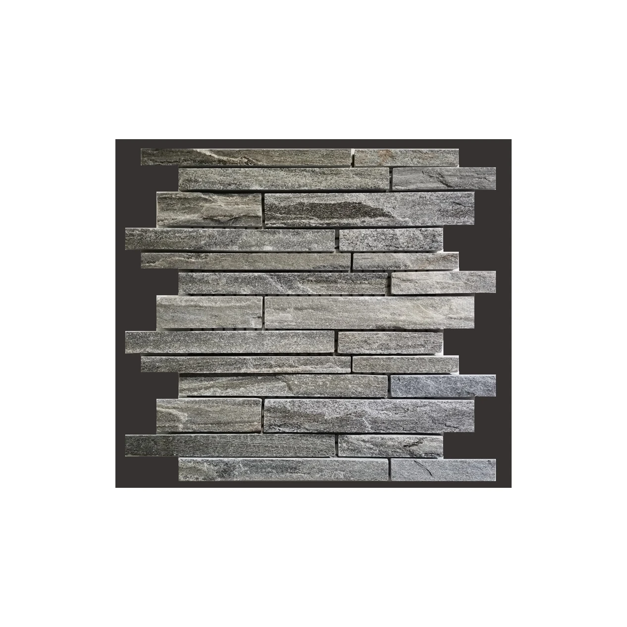 Внутренняя каменная облицовка стен плитка из натурального камня серая шиферная стеновая панель наружная культивиционный