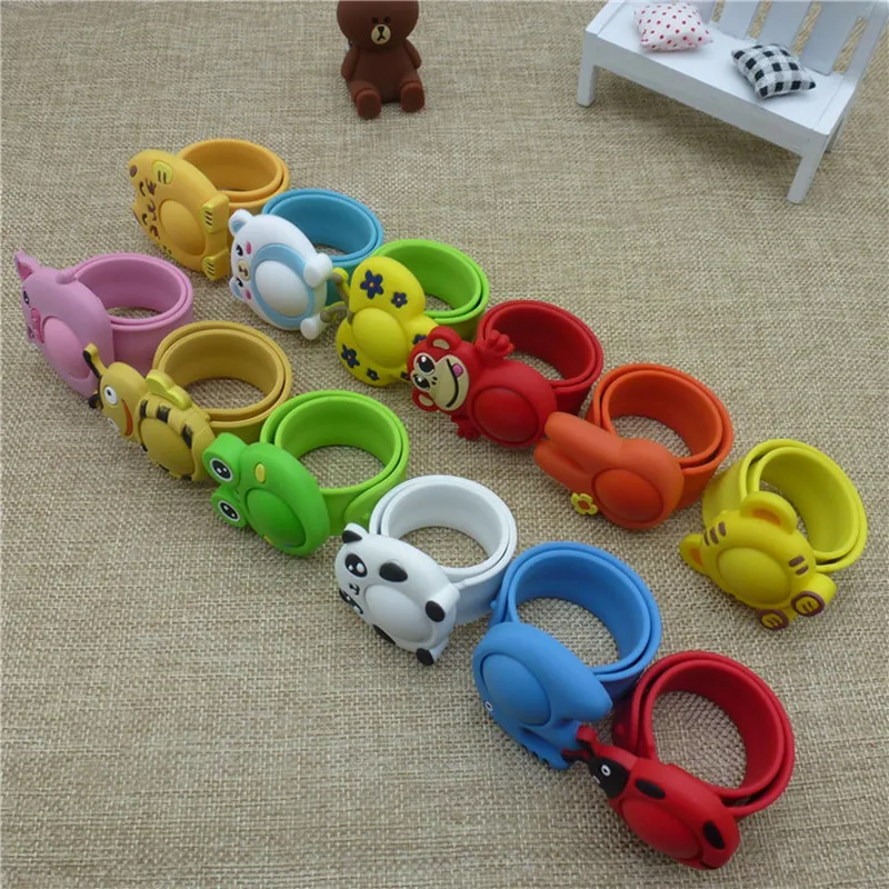 Baby Safe Cartoon Silicone Mosquito Repellent Bracelet for Children