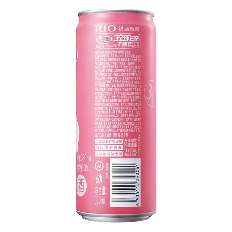 Hot selling premium delicious drink Rio canned alcoholic energy drink