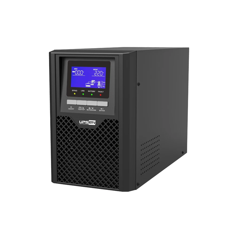 110VAC 1KVA 2KVA 3KVA lithium UPS inbuilt lithium battery pure sine wave out PF0.9 online UPS rack mounted type optional