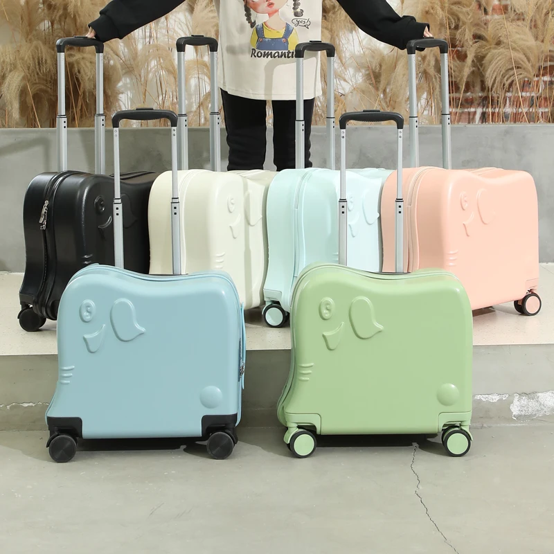 Kids suitcase case suitcase travel luggage set for outdoors traveling box cabin luggage trolley case  bags & cases
