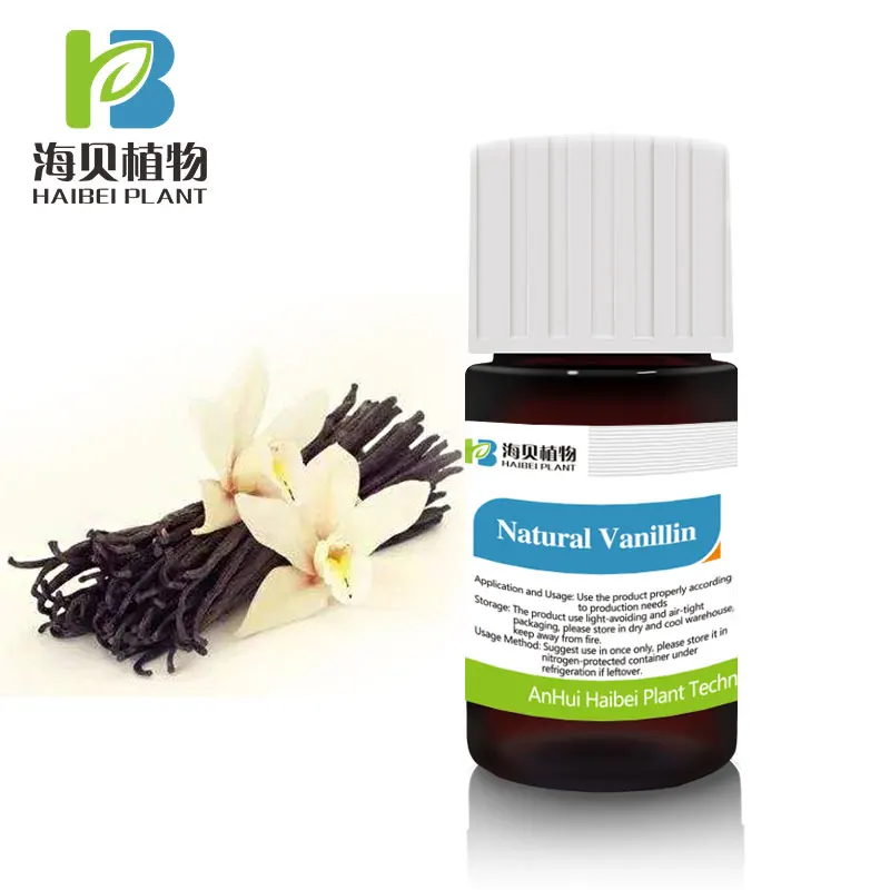 
Natural Vanillin Crystals; Methylprotocatechuic aldehyde; Vanilla 121-33-5 