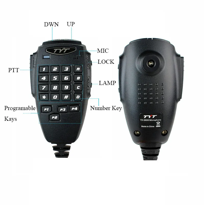 TYT Quad Band Мобильный трансивер автомобильная радиостанция TH-9800 диапазона квада 29/50/144/430 МГц 50 Вт иди и болтай Walkie Talkie “иди woki токи 2 тон/5