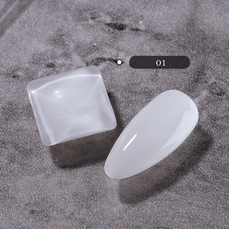 New Gel Polish White Moonlight 9-color Ice Transparent Pearl Light Micro Sparkling White UV Gel 2024 New Nail Beauty