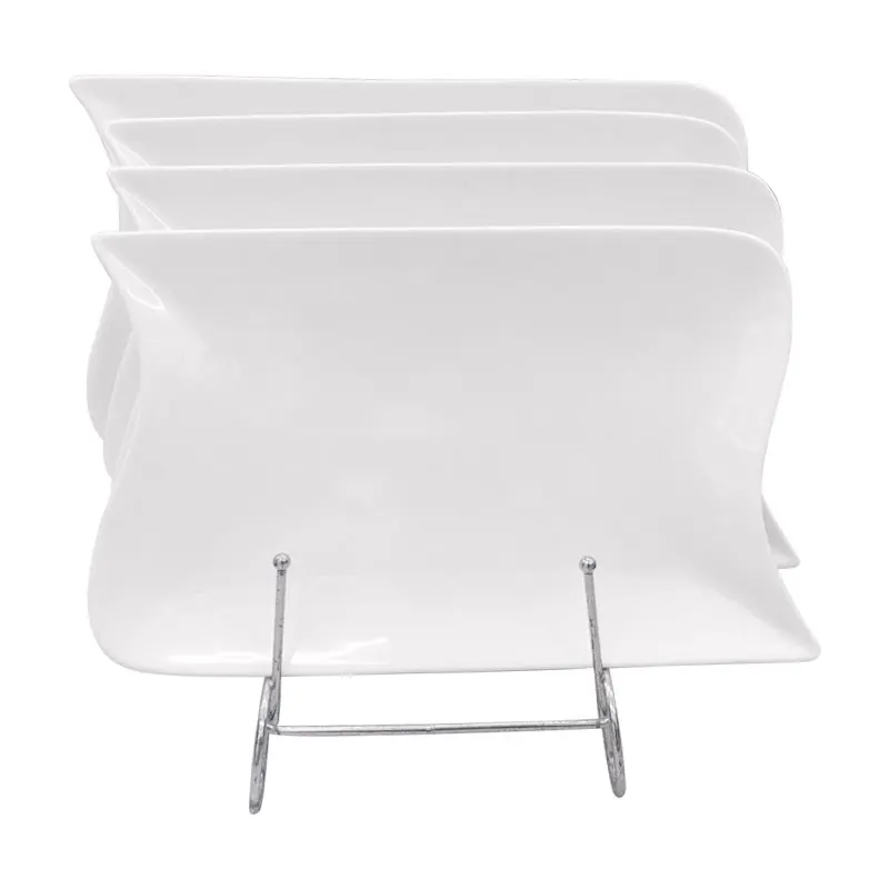 Ceramic Dinner Plate Steak Salad Plates Dessert Fruit Dishes Food Serving Tray Breakfast Kitchen Tableware Set