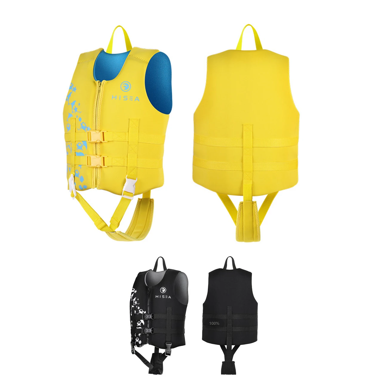 CE Certificated High End Customized Kids Girls Boys Nylon Neoprene EPE Foam Boat Paddle Swim Water Life Vest Jacket