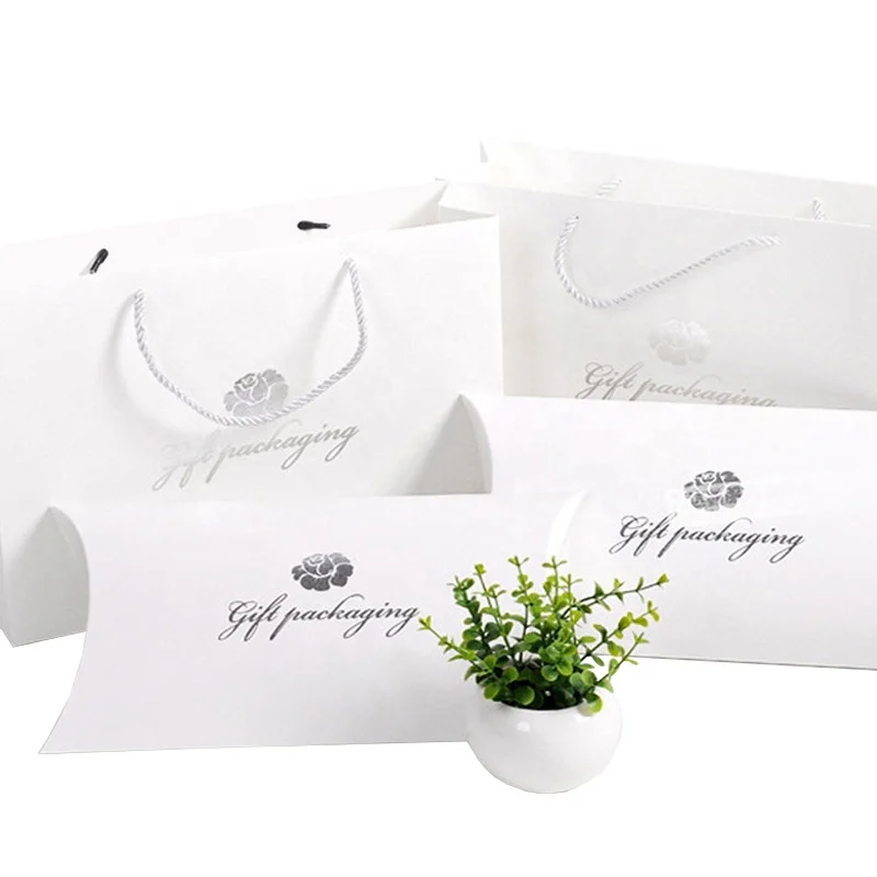 SEN CAI Cheap eco custom pillow shape white color printed wig packaging box