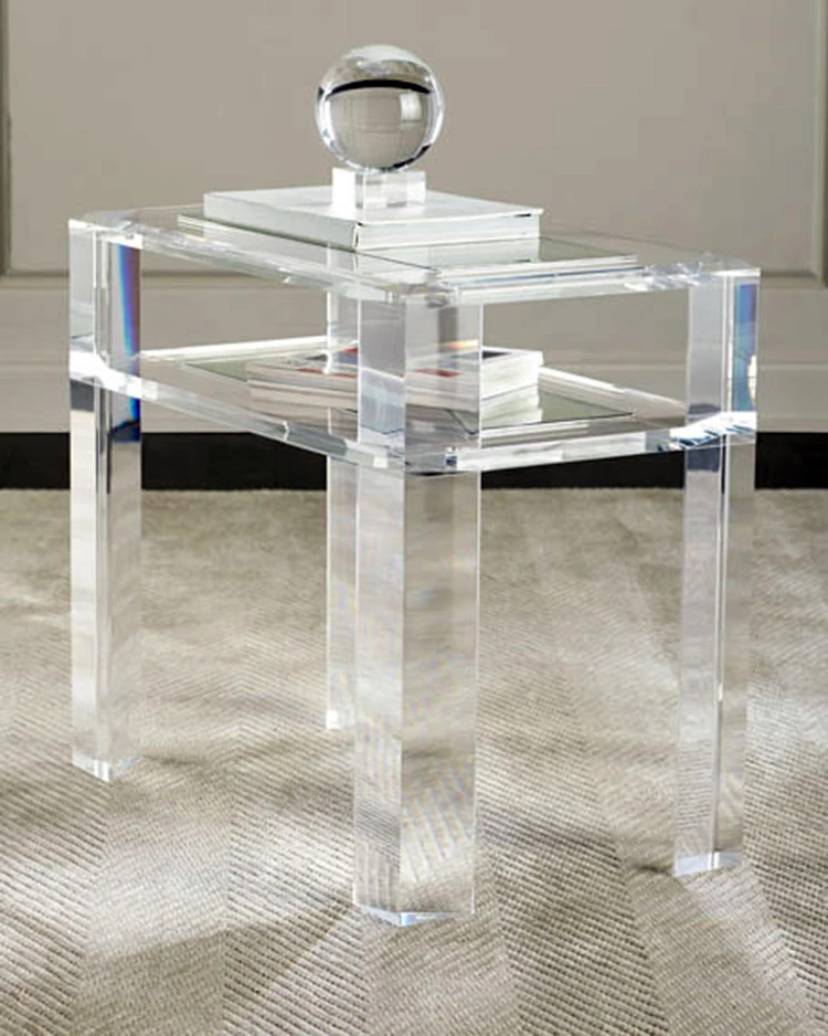 Factory made china wholesale Acrylic side table side table living room