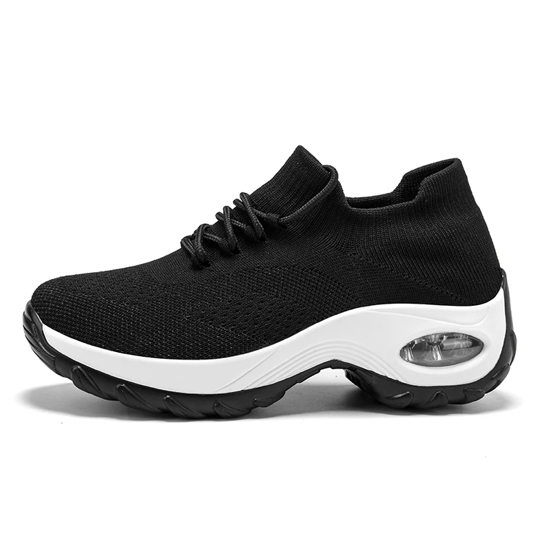 Oem Customized Logo Sock Sneakers Suppliers Factory Outlet Women Platform Yoga Running Jogging Sports Women Shoes Sneakers