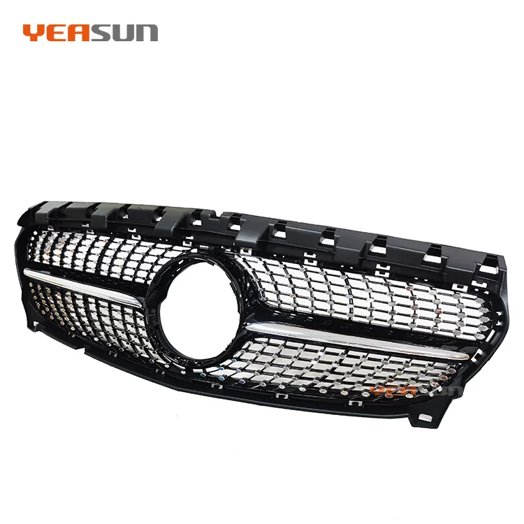 W117 автомобильные аксессуары решетка звезда Алмазный Стиль центральный гриль для Mercedes-Benz CLA класс решетка