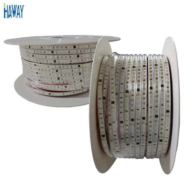 High Voltage LED Strip AC220V-240V 100m/roll led strip light 2835 8mm 120L Flex led strips