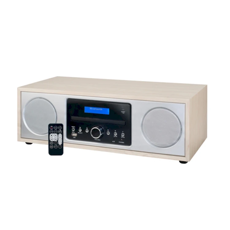 Мощные Черные Портативные CD-проигрыватели USB-проигрыватель с FM-радио
