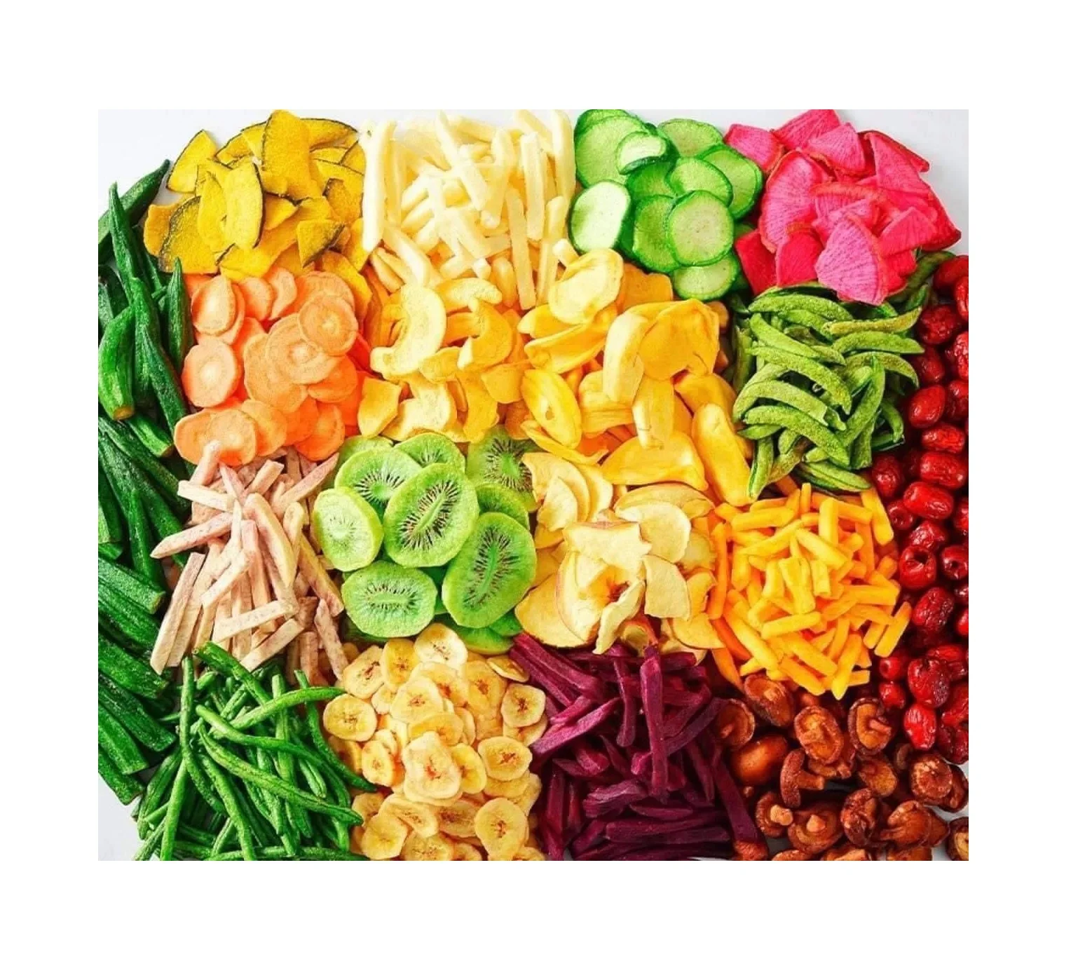
Crispy Vegetables Dried Snacks 250g. 