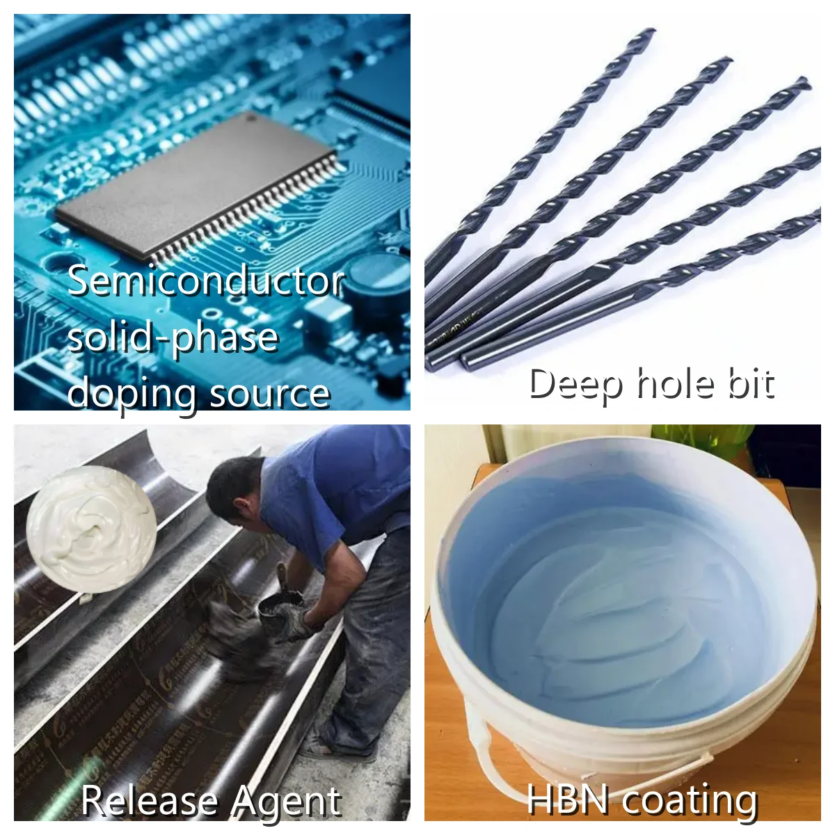 Hexagonal Boron Nitride For Thermal Lubrication High Purity White Powder