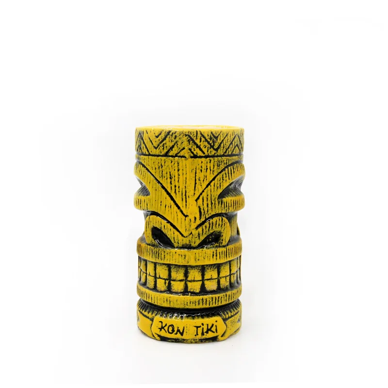wholesale tiki mugs cocktail cup creative indoor outdoor  Hawaiian Totem Cup For Bar
