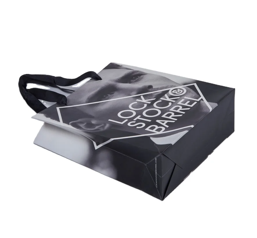 
Wholesale Custom Logo Printing Paper Gift Packaging Bag For Shoes Clothes 