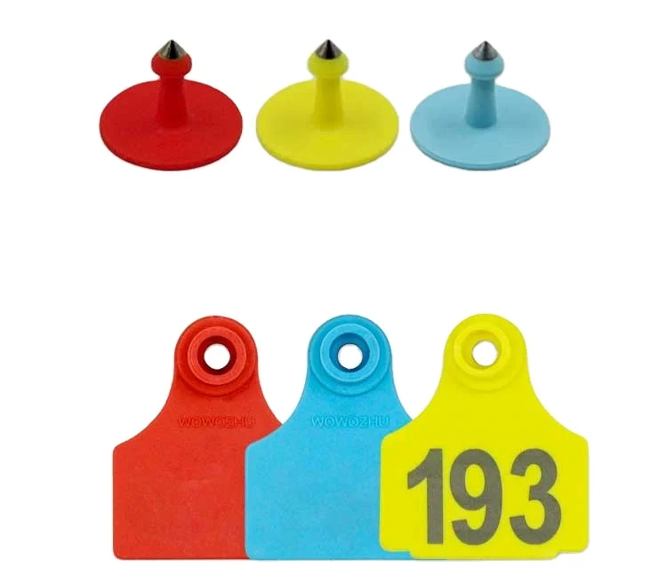 Direct factory sales of customized TPU material animal identification ear tags for large-scale pig, cattle, and sheep breeding