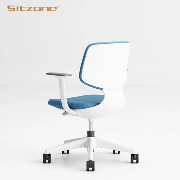 Color custom contrast color high elastic padded back small mesh office chair conference chair mesh swivel chair