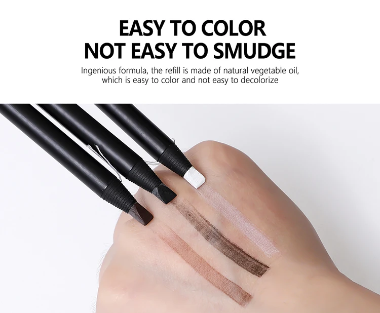 Naturaless pencil eyebrow brush factory price eyebrow pencil brow pencil private label eyebrow