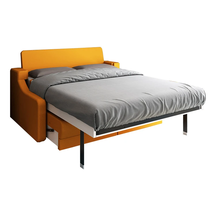 Modern Invisible Manual Vertical Wall bed Multifunction Space Saving Stable Folding Storage Murphy Bed with Sofa