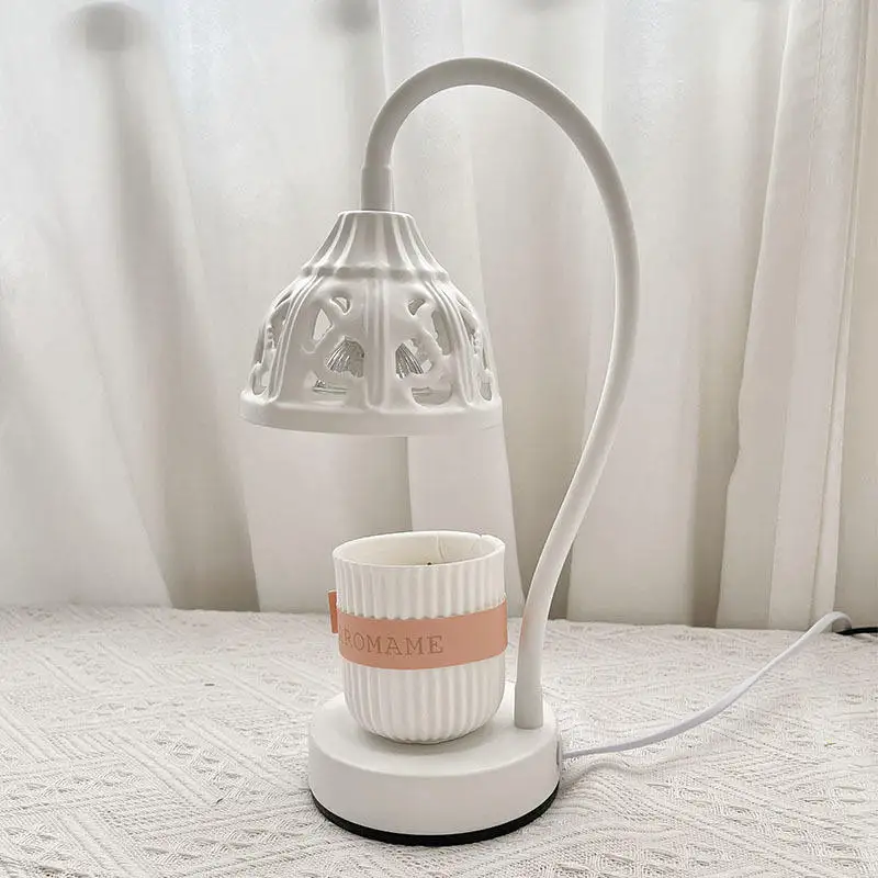 Adjustable Brightness Candle Holder Electric Candle Wax Melt Warmer Lamp With Timer Auto Shut Offfor Candle Plug In Wall