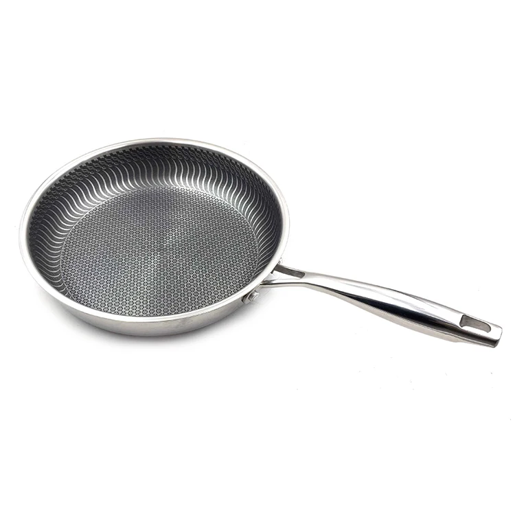 Fry non stick deep round stainless steel 7 lid set non-stick big size multi multipurpose 24 frying pan