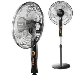 Summer Hot Sale Smart High Velocity Plastic 5 Blades Floor Stand Fan