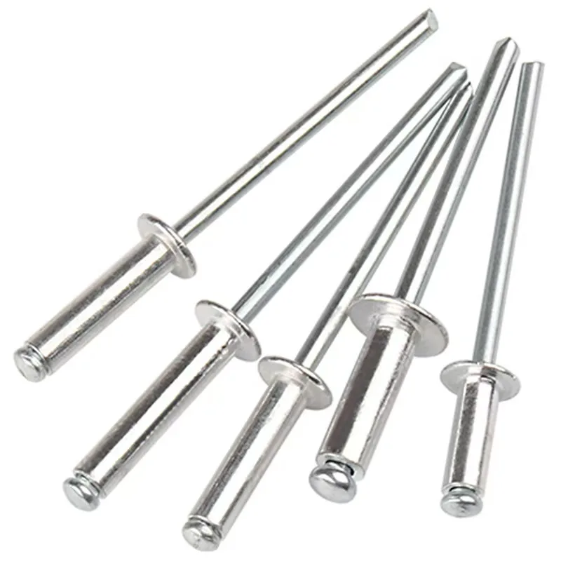 GB12618 Blind rivet Pop rivets stainless steel material plus steel material  zinc plated various sizes and lengths high quality