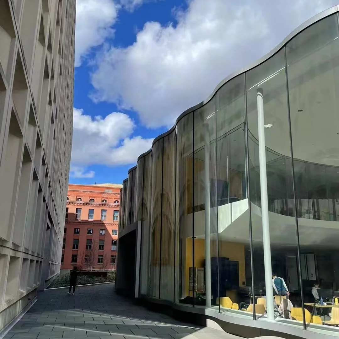 longbo double silver Low-E spherical hollow glass arc accurate size without stress spots