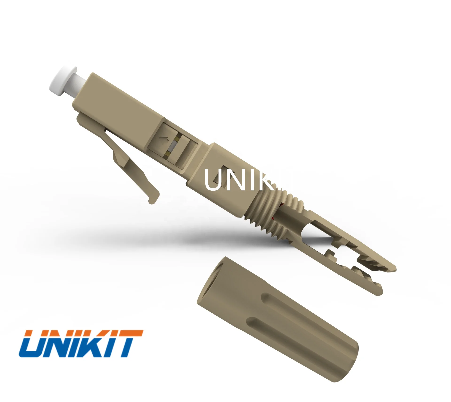 Волоконно-оптический коннектор LC/UPC LC/APC многомодовый разъем ELC925T для быстрой установки круглого/плоского