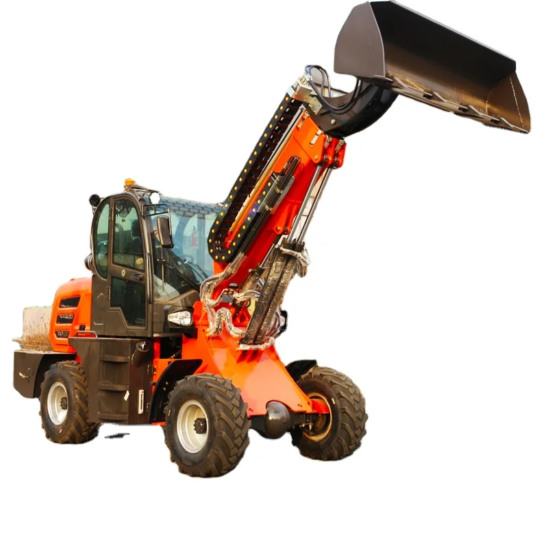 Мини-погрузчик с телескопической стрелой 1 5 т 2