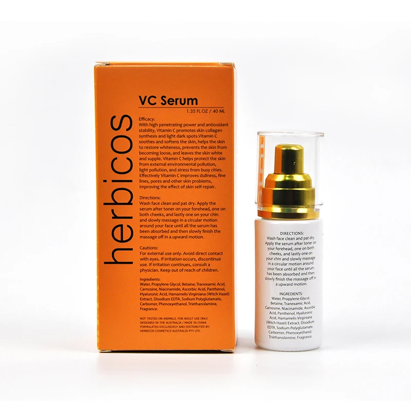 Whitening Facial Serum Hyaluronic Acid Dark Spot Remover Korean Skin Care Products Skincare Vitamin C VC Serum For Face