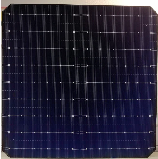 166mm*166mm chinese high efficiency monocrystalline 9bb    bifacial  solar cell   for solar power system and photovoltaic panel