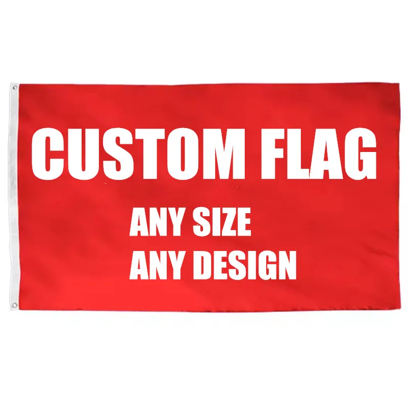 3*5 ft Flag Manufacturers in China Double Sided Printed Custom 3x5ft(90x150cm)100% Polyester Cheap Made Custom Flags And Banners