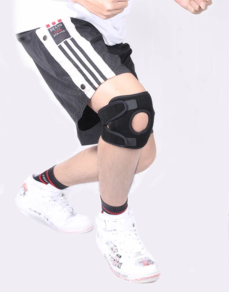 Outdoor Knee Support Braces Wrap Adjustable Sport Knee Brace For Adult
