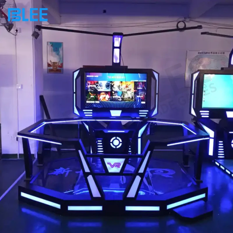 BLEE Virtual Reality Equipment Simulator Games Vr 360 Virtual Reality Walking Platform Vr Standinging Platform equipment
