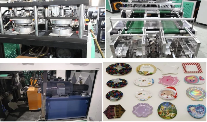 Fully Automatic QC-600Y Disposable Paper Plate Making Machine 2024