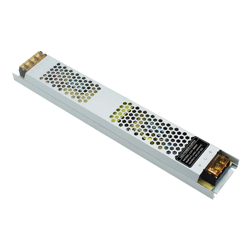 300W Ultra Thin Driver For LED Strips Constant Voltage Power Supply DC 12V / 24V Lighting Transformers 12V 25A 24V 12.5A